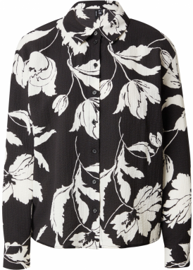 VERO MODA Blúzka 'VMMACHA'  čierna / biela