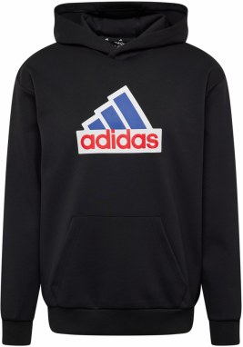 ADIDAS SPORTSWEAR Mikina  modrá / tmavočervená / čierna / biela