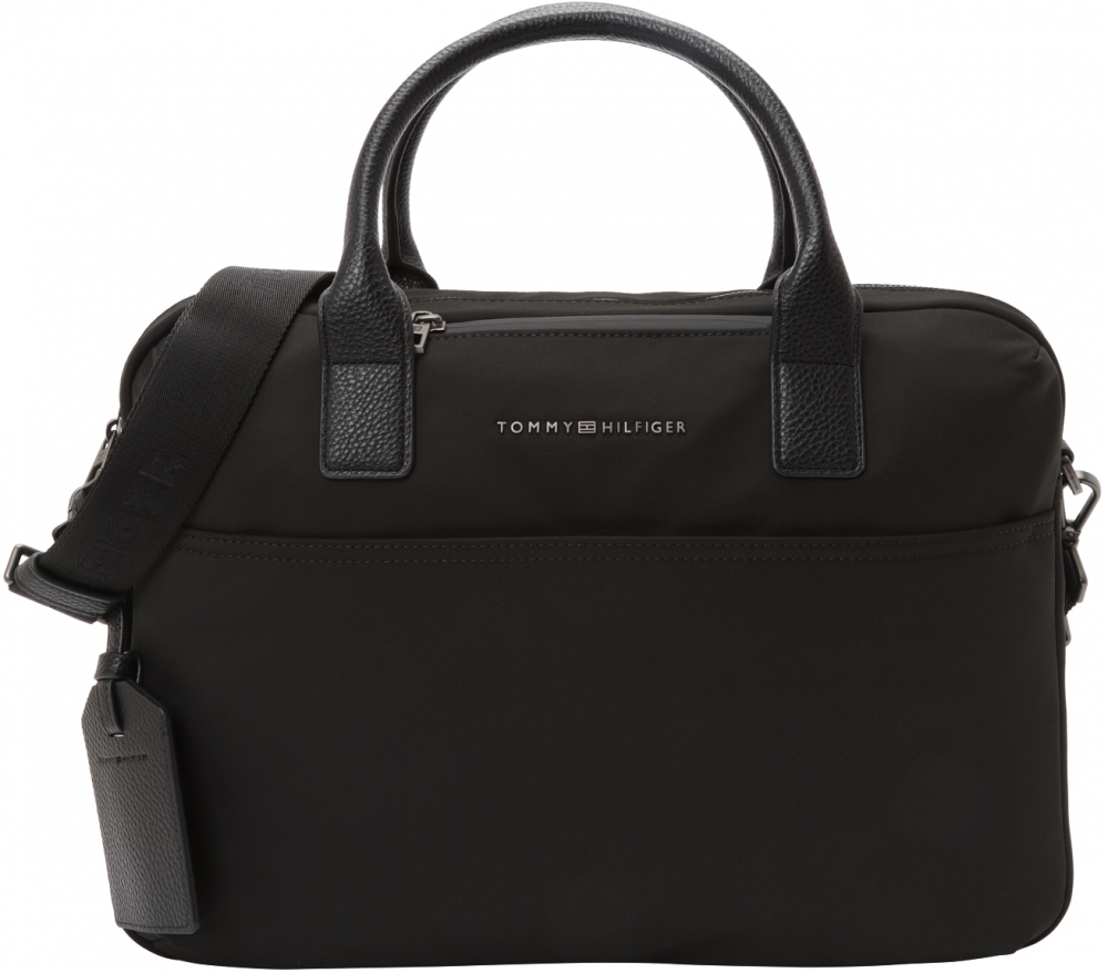 TOMMY HILFIGER Taška na notebook  čierna