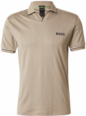 BOSS Funkčné tričko 'Palle'  kaki / čierna / biela