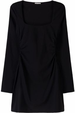 Bershka Šaty  čierna