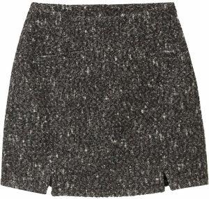TOM TAILOR DENIM Sukňa  čierna / biela