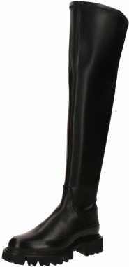 AllSaints Čižmy nad koleno 'LEONA'  čierna