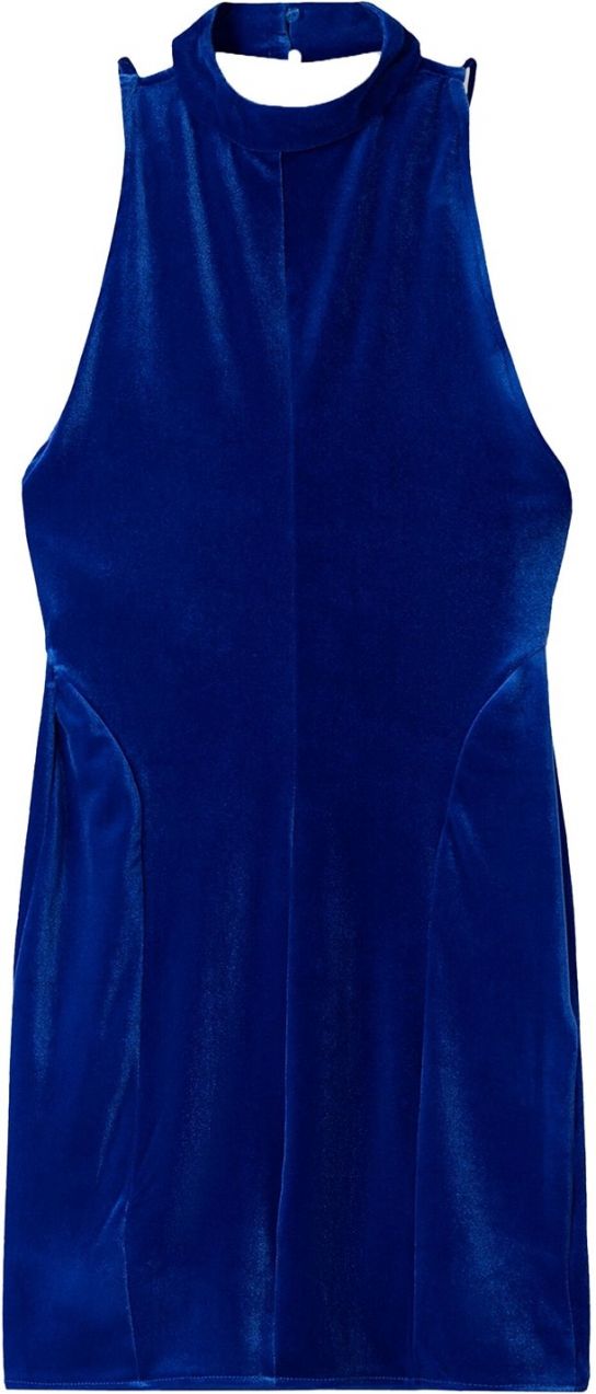 Bershka Šaty  modrá