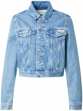 Calvin Klein Jeans Prechodná bunda '90'S'  modrá denim
