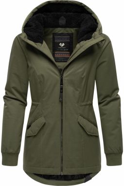 Ragwear Funkčná bunda 'Dowey Warm Rain'  olivová / čierna