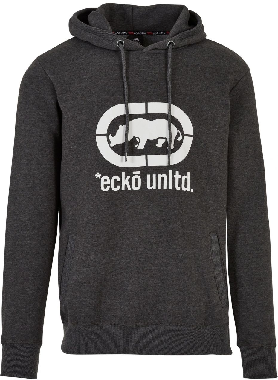 Ecko Unlimited Mikina 'Base'  tmavosivá / biela