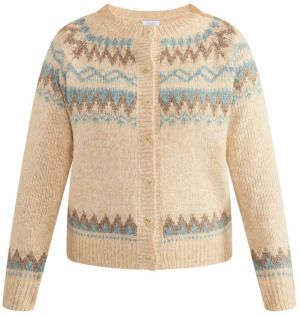 usha BLUE LABEL Kardigán  béžová / krémová / dymovo modrá