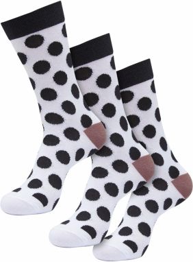 Urban Classics Ponožky 'Polka'  hnedá / čierna / biela