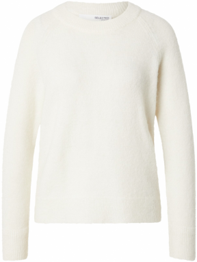 SELECTED FEMME Sveter 'SLFLULU'  biela