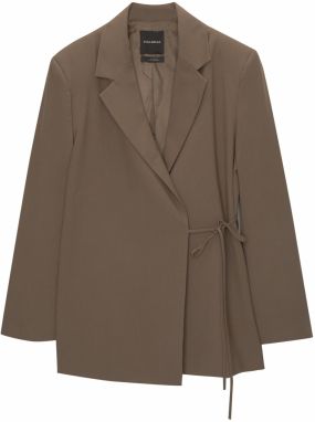 Pull&Bear Blejzer  tmavošedá