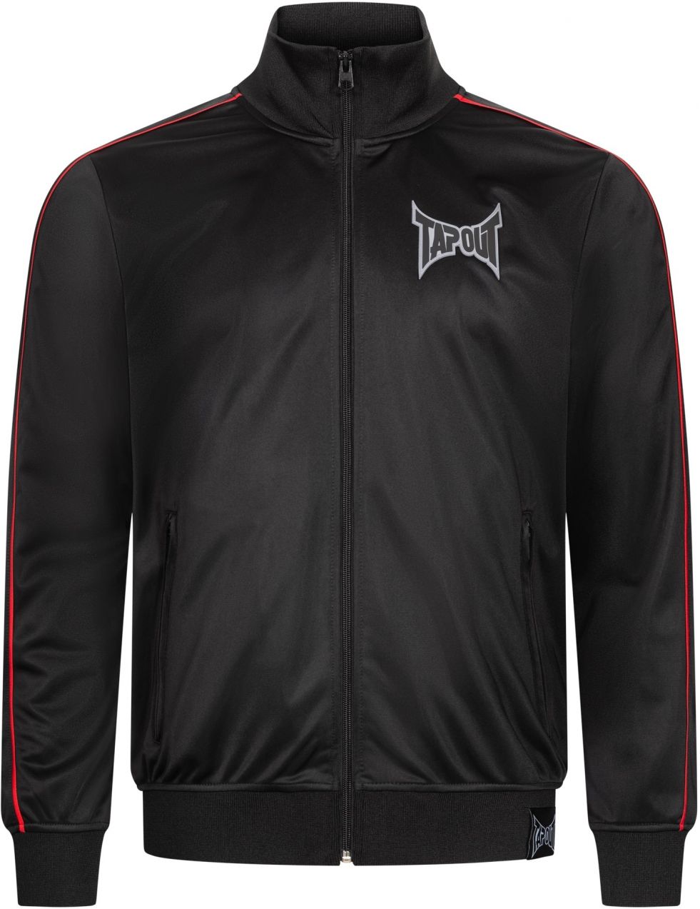 Tapout Tepláková bunda ' TARZIANA '  sivá / červená / čierna