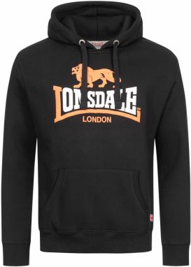 LONSDALE Mikina ' THURNING '  oranžová / čierna / biela