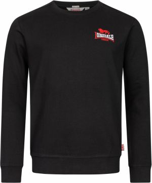 LONSDALE Mikina 'Lympstone'  červená / čierna / biela