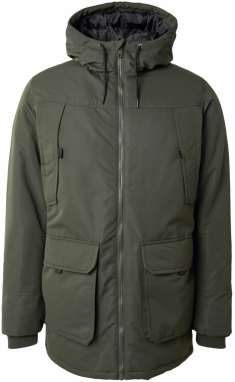 JACK & JONES Zimná parka 'JJCONSTRUCT'  jedľová