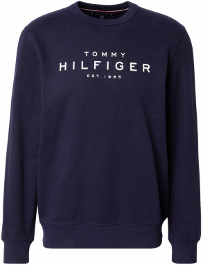 TOMMY HILFIGER Mikina  čierna / biela