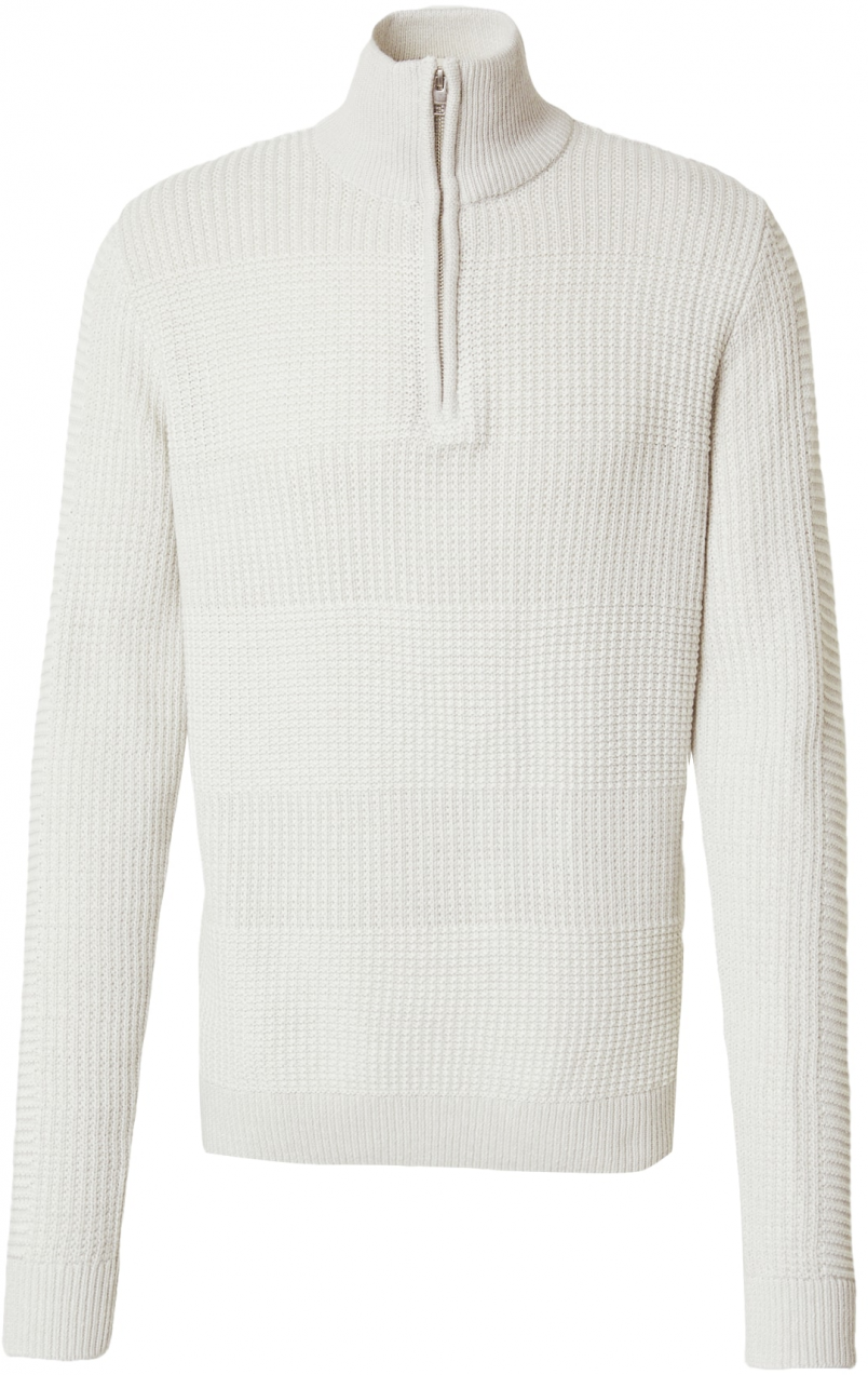JACK & JONES Sveter 'JJHugo'  svetlosivá
