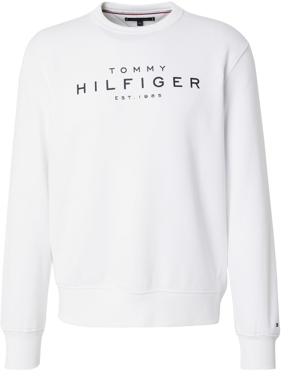 TOMMY HILFIGER Mikina  čierna / biela