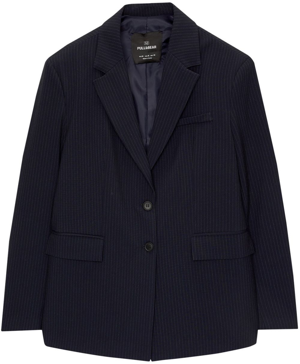 Pull&Bear Blejzer  námornícka modrá / zafírová