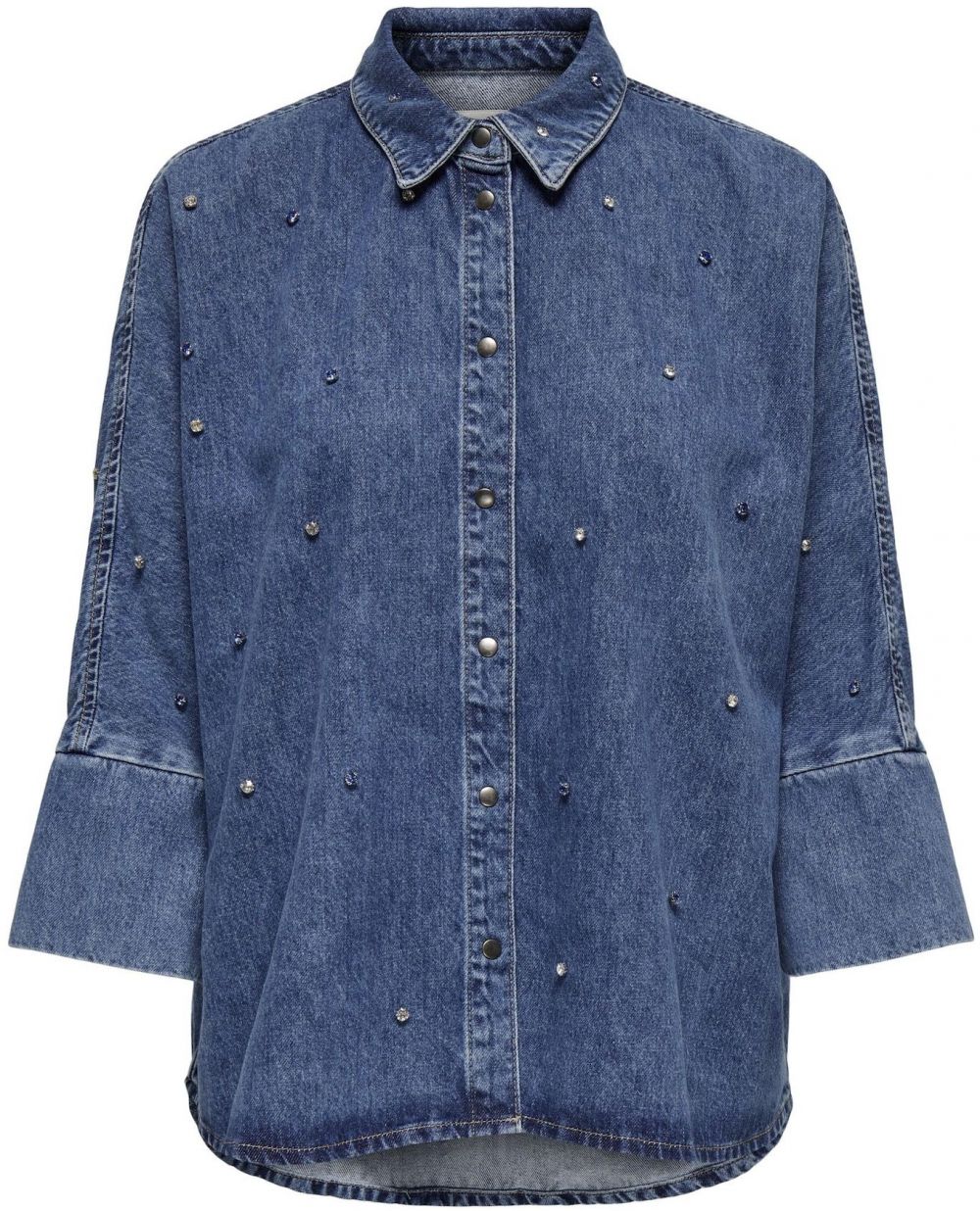 ONLY Blúzka 'OnlGrace'  modrá denim