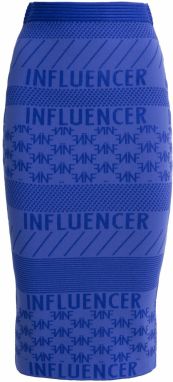 Influencer Sukňa  kráľovská modrá / čierna