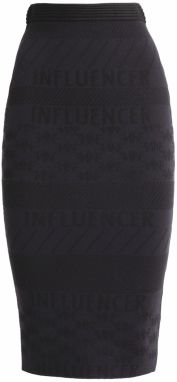 Influencer Sukňa  čierna