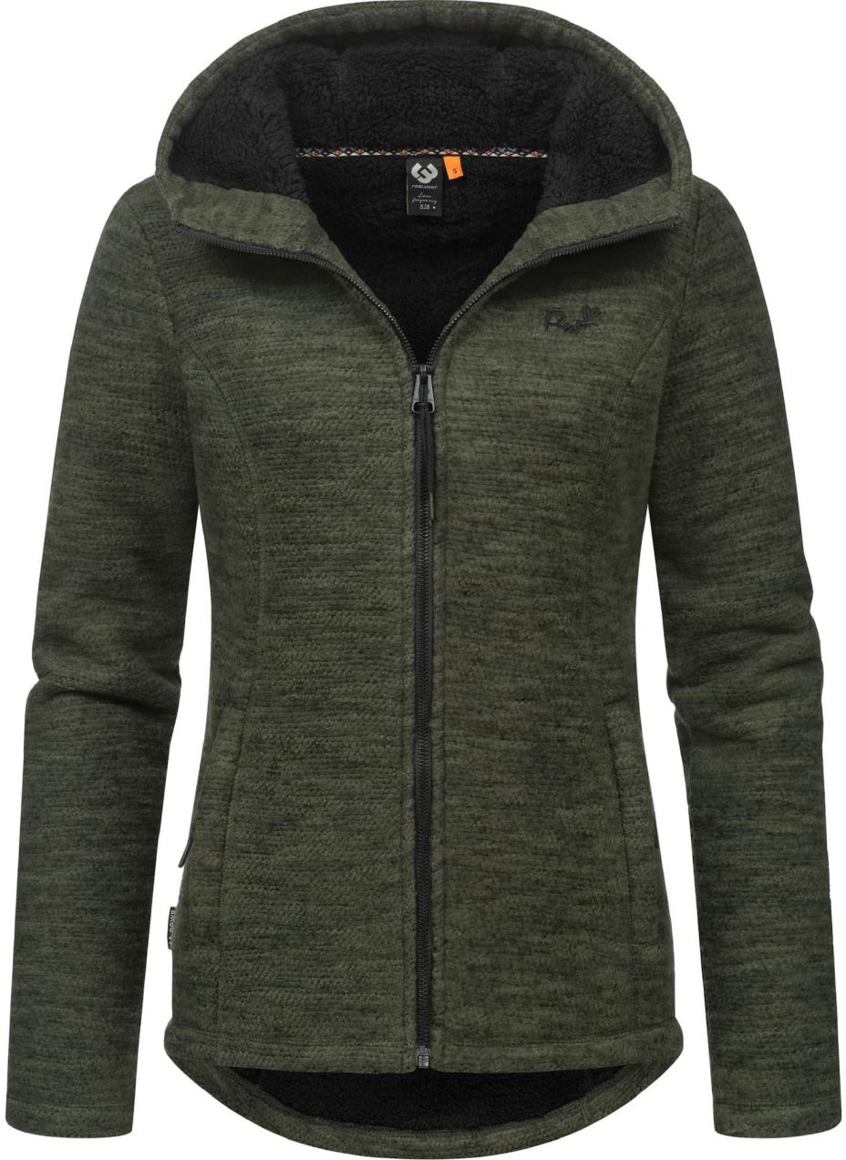 Ragwear Kardigán 'Lyshka'  olivová / čierna
