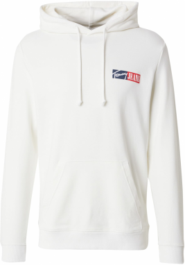 Tommy Jeans Mikina  modrá / červená / biela