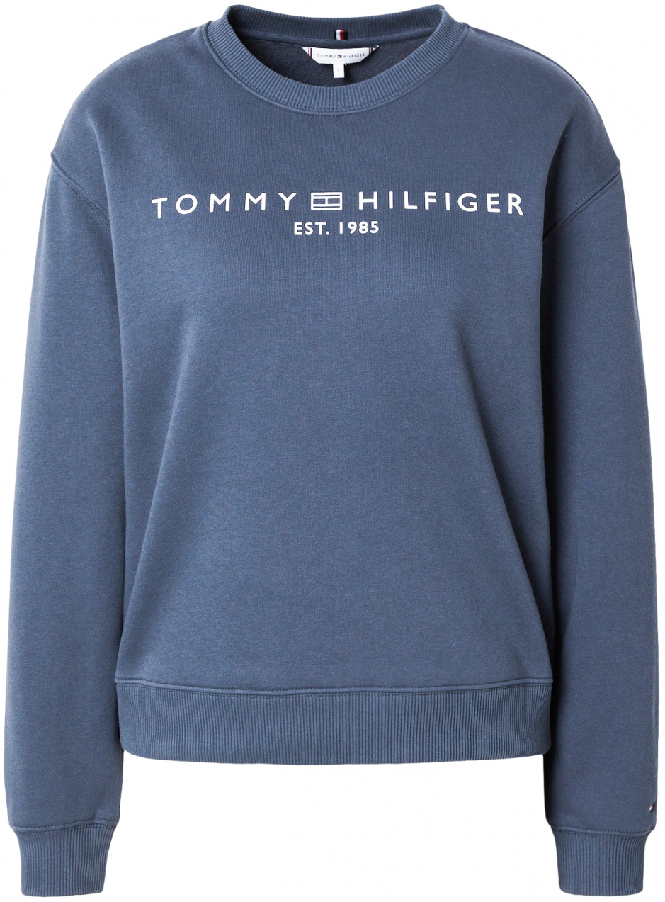 TOMMY HILFIGER Mikina  zafírová / biela