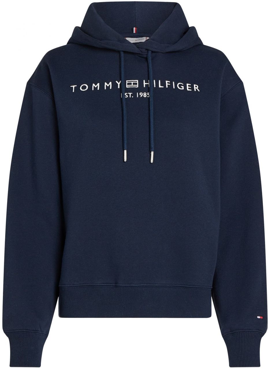 TOMMY HILFIGER Mikina  námornícka modrá / biela