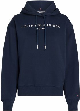 TOMMY HILFIGER Mikina  námornícka modrá / biela