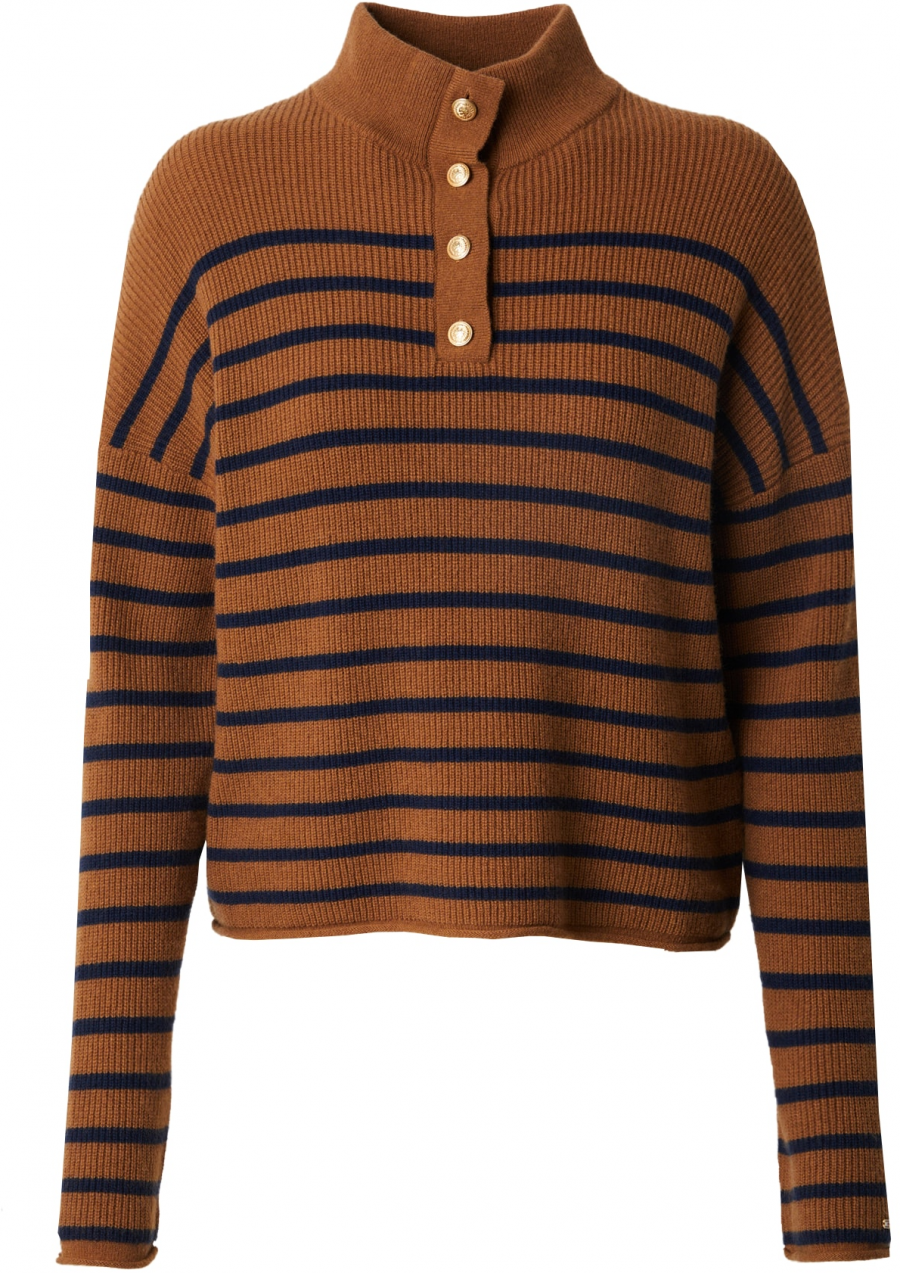 TOMMY HILFIGER Sveter  hnedá / čierna