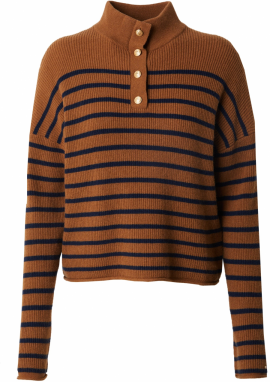 TOMMY HILFIGER Sveter  hnedá / čierna