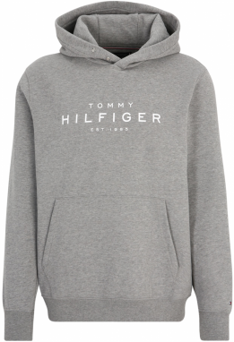 TOMMY HILFIGER Mikina  sivá / biela
