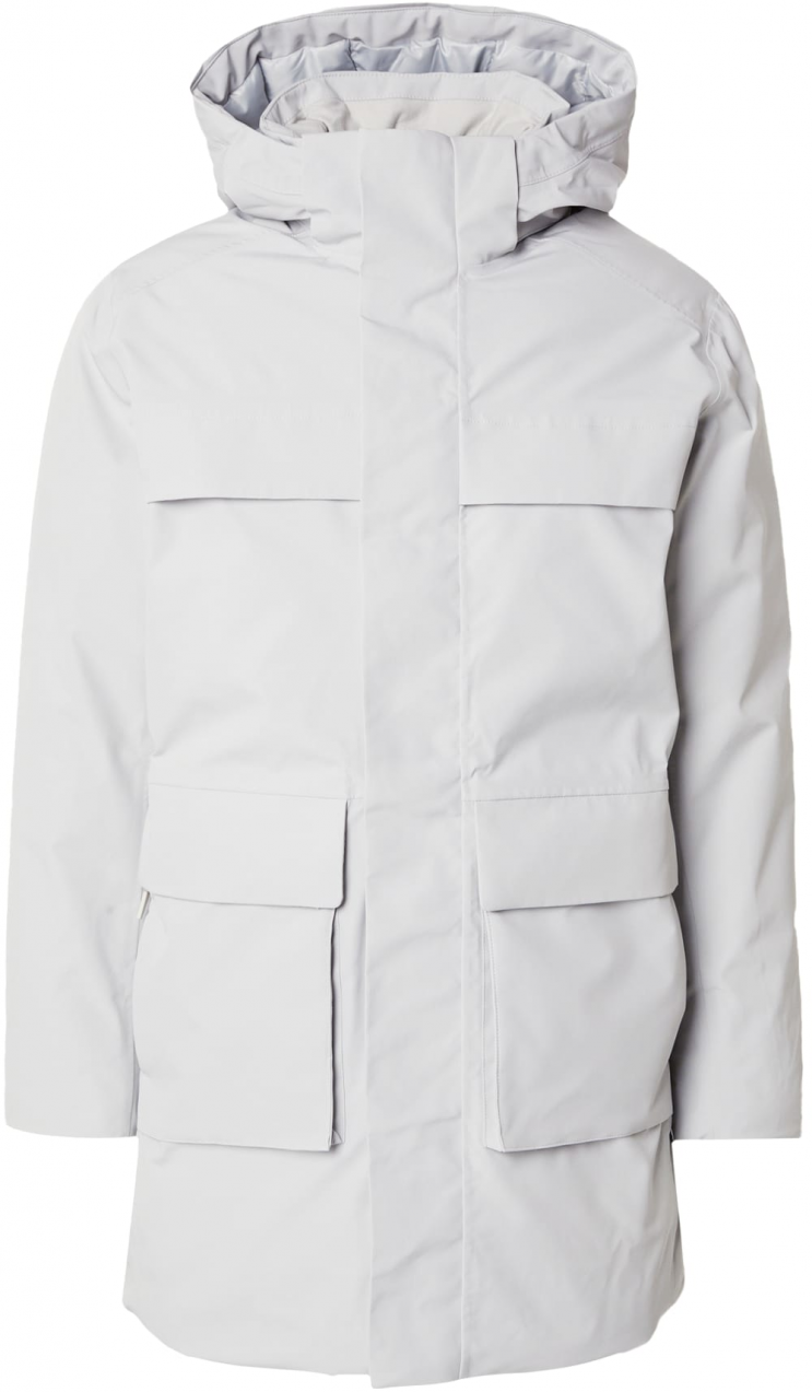 Jack & Jones Premium Zimná parka 'JPRBLAWAVE'  šedobiela