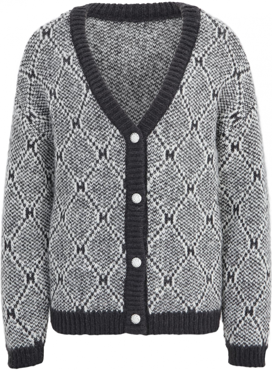 Vero Moda Tall Kardigán 'VMRORY'  sivá / čierna