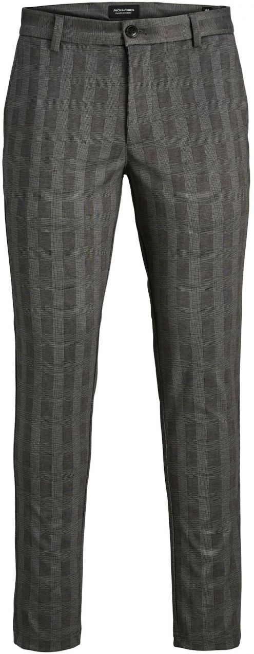 JACK & JONES Chino nohavice 'JPSTMarco JJCooper'  tmavohnedá / svetlosivá