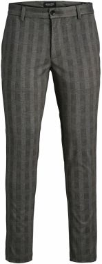JACK & JONES Chino nohavice 'JPSTMarco JJCooper'  tmavohnedá / svetlosivá