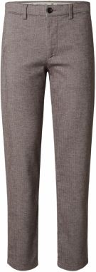 SELECTED HOMME Chino nohavice 'SLHMiles'  hnedá / svetlohnedá