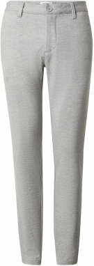 Only & Sons Chino nohavice 'ONSMark'  sivá melírovaná / biela