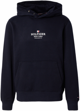 TOMMY HILFIGER Mikina  námornícka modrá / červená / biela