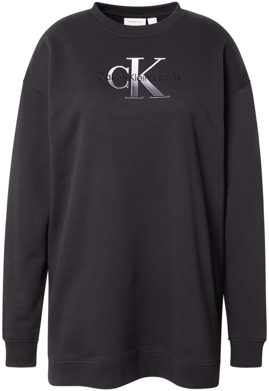 Calvin Klein Jeans Curve Šaty  čierna / biela