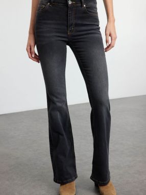 Trendyol Džínsy  čierny denim