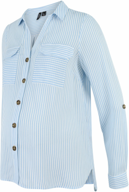 Vero Moda Maternity Blúzka 'VMMBumpy'  svetlomodrá / biela