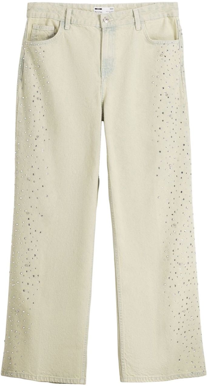 Bershka Džínsy  svetlomodrá