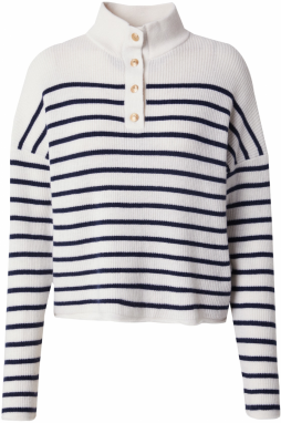 TOMMY HILFIGER Sveter  námornícka modrá / biela