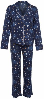 Trendyol Pyžamo  indigo / oranžová / biela