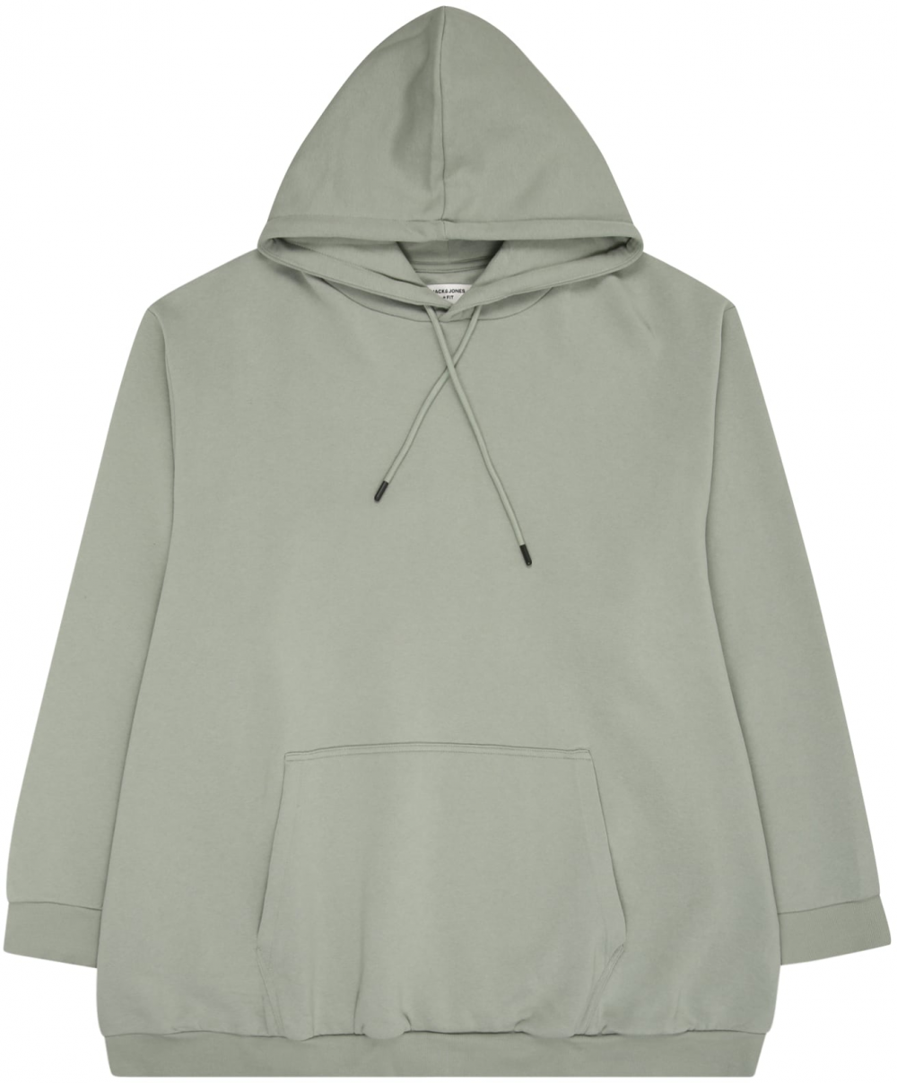 Jack & Jones Plus Mikina 'JJEBradley'  pastelovo zelená