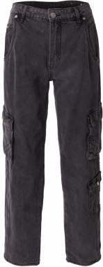 Summum Rifľové kapsáče  čierny denim