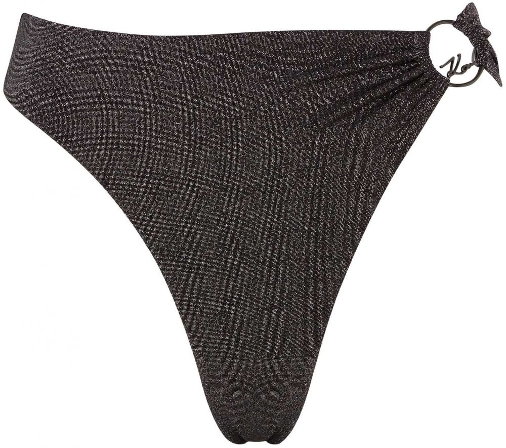 Karl Lagerfeld Bikinové nohavičky  čierna